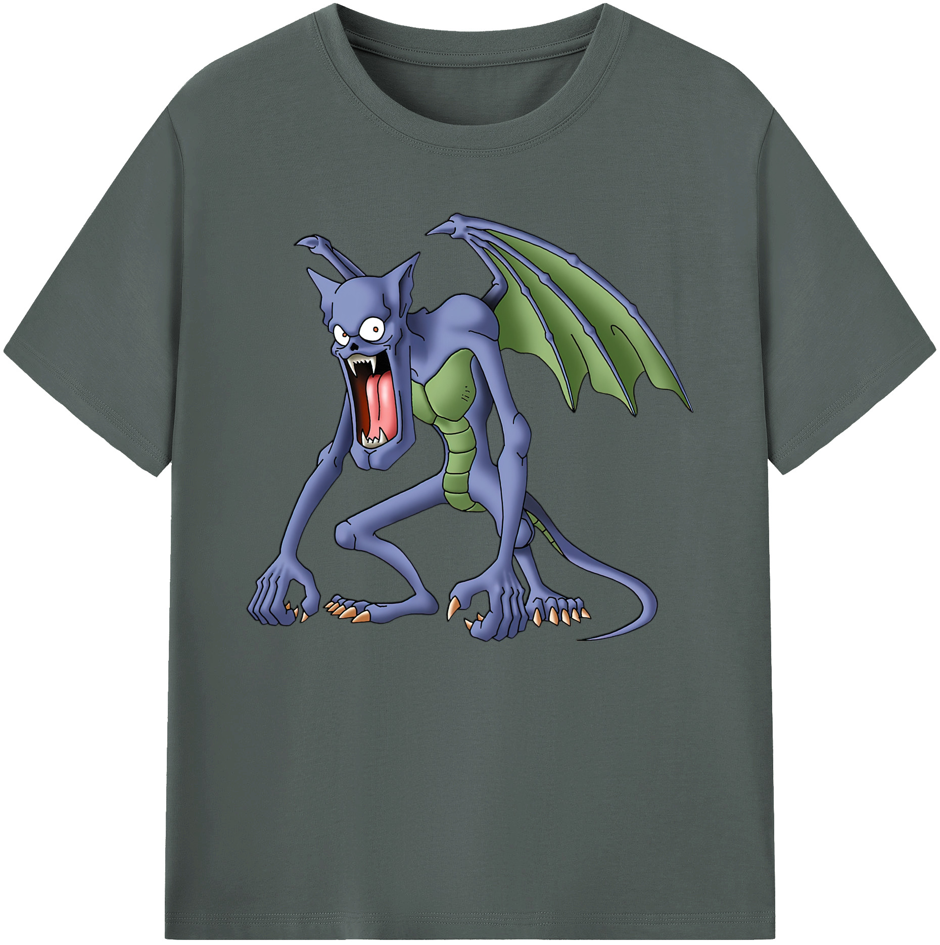 （画像用） ドラゴンクエスト Doragon Kuesuto Dragon Quest 綿100％ メンズ半袖Tシャツ｜肌触りやわらか＆通気性